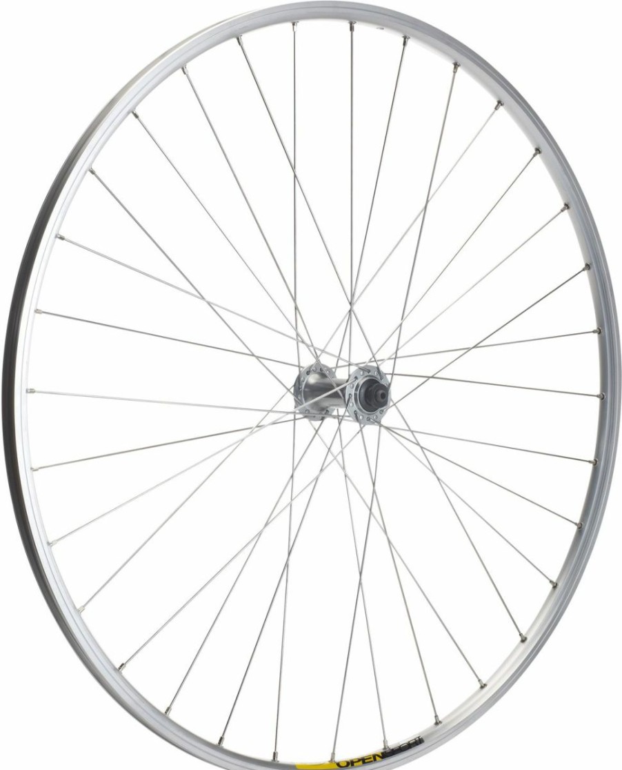 Components * | M:Part Shimano R400/Mavic Open Elite Silver/Dt Swiss P/G Front Wheel M-Part Reliable Quality