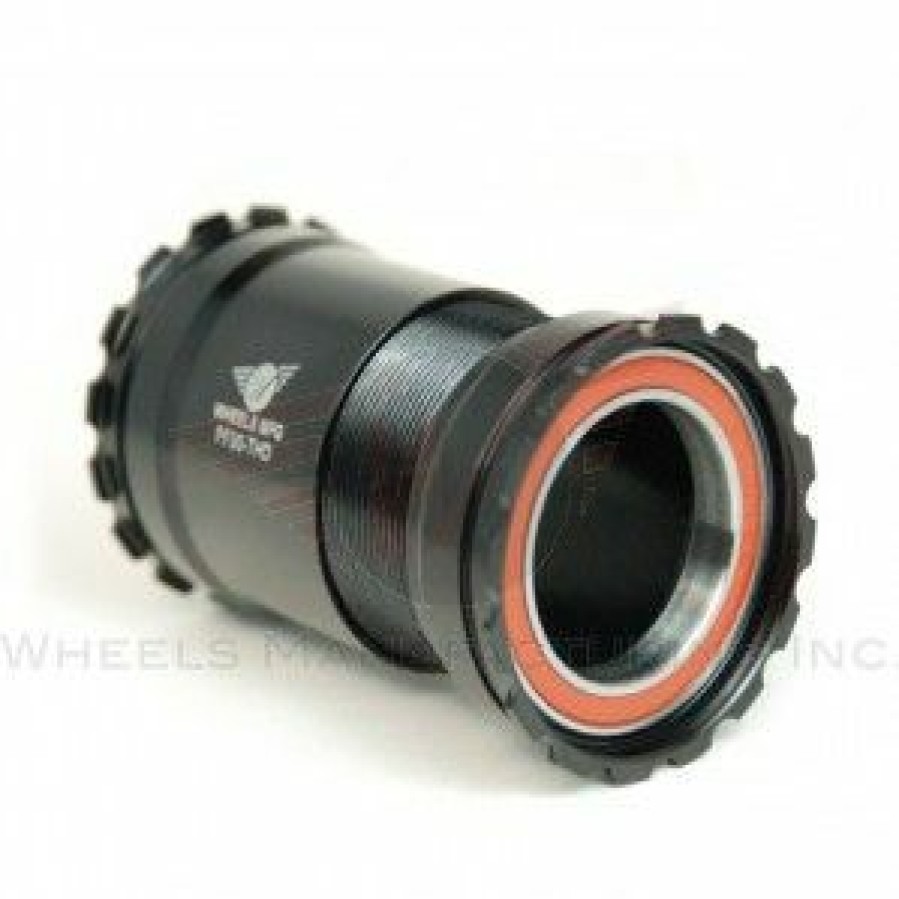 Components * | Wheels Manufacturing Pressfit 30 Threaded Angular Contact Black Top Sellers