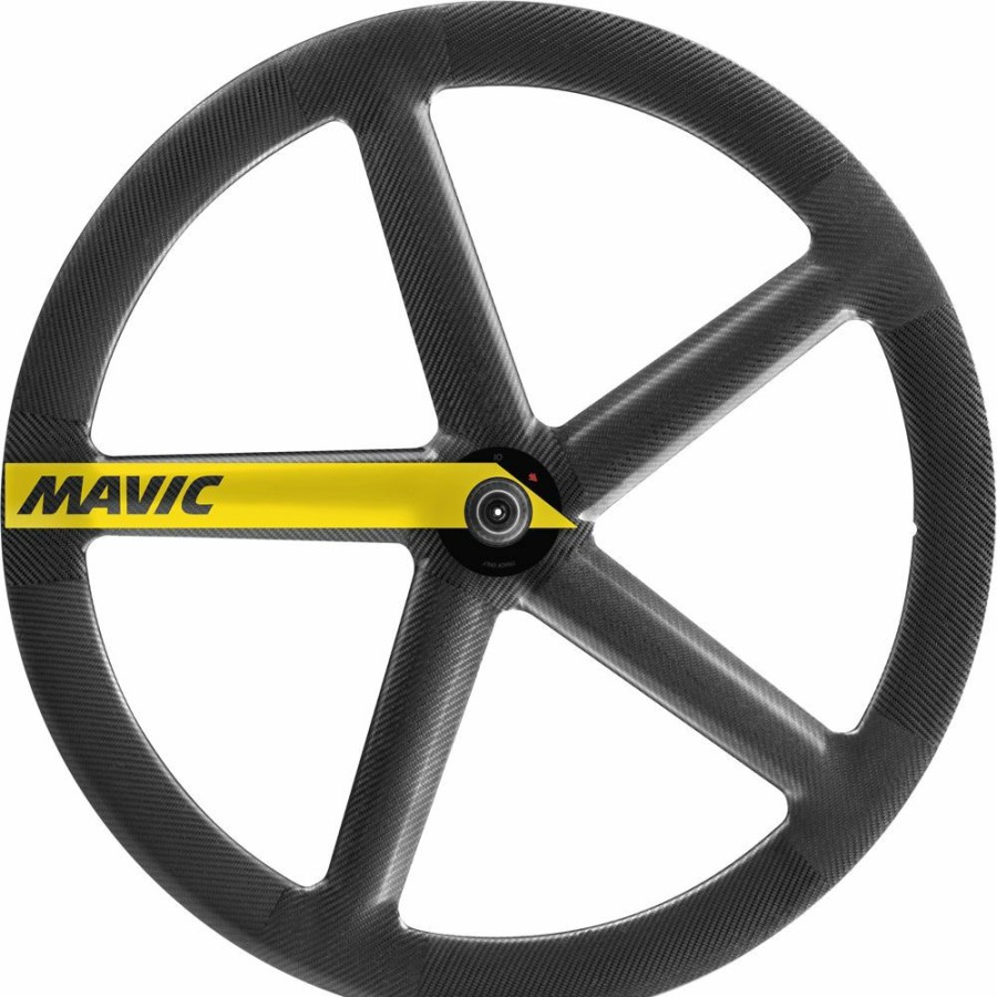 Components * | Mavic Io Woven Carbon Fiber Front 700C Track Wheel Quality Guarantee