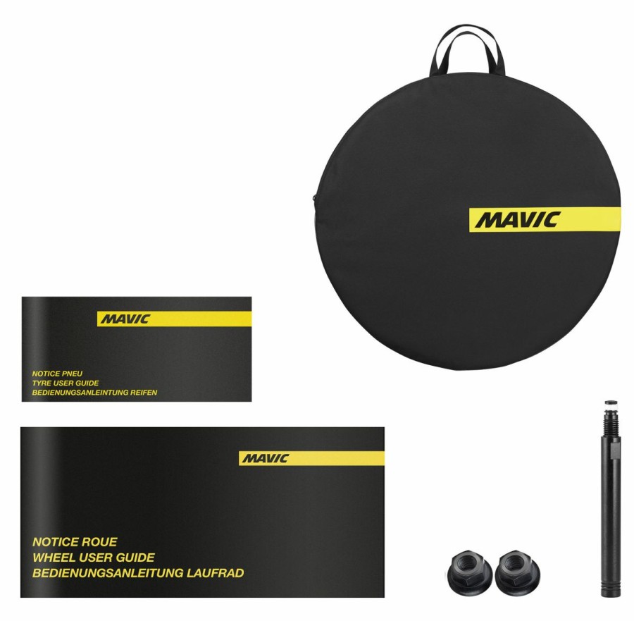 Components * | Mavic Io Woven Carbon Fiber Front 700C Track Wheel Quality Guarantee