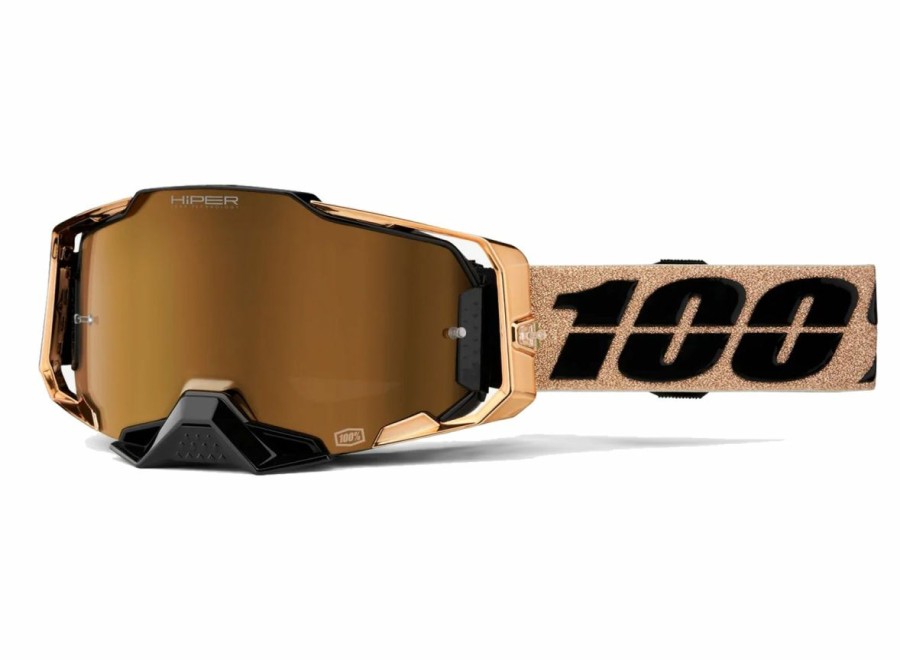 Eyewear * | 100% Armega Goggles Bronze/Hiper Mirror Bronze Lens 2023 Hot Selling