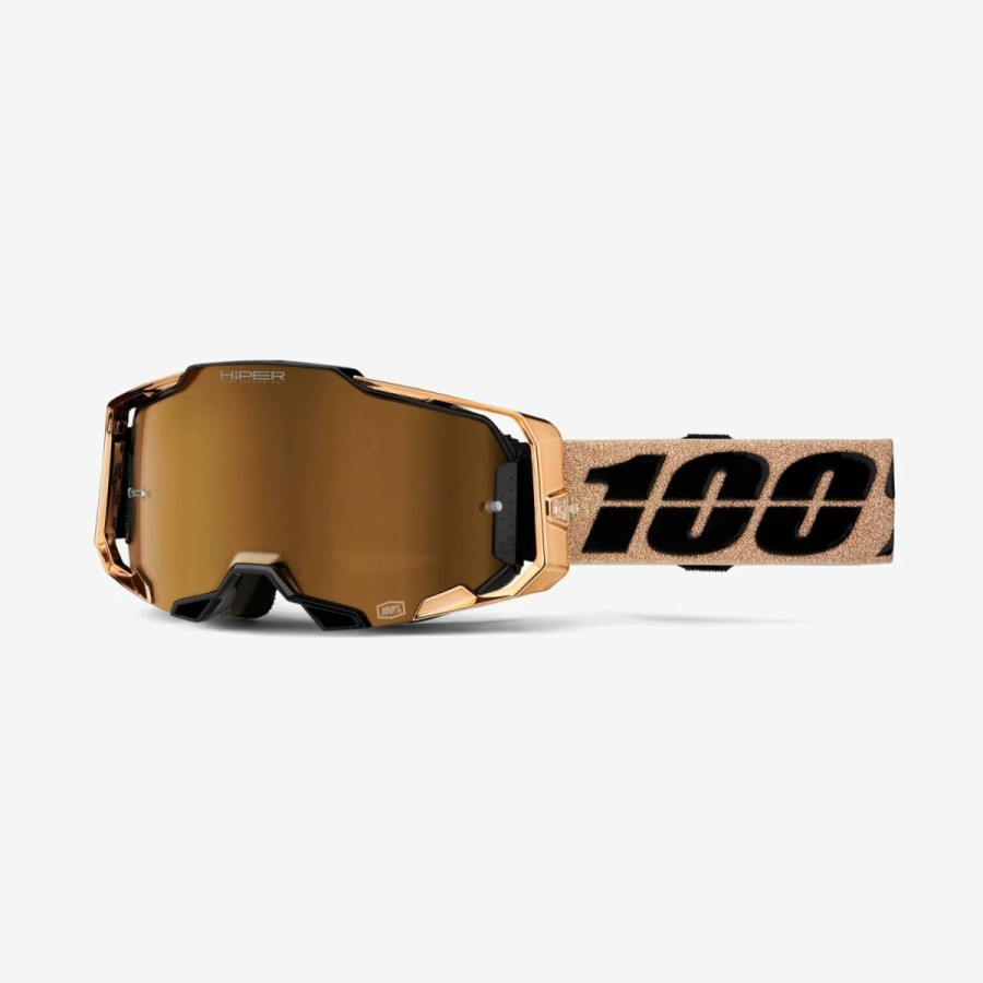 Eyewear * | 100% Armega Goggles Bronze/Hiper Mirror Bronze Lens 2023 Hot Selling