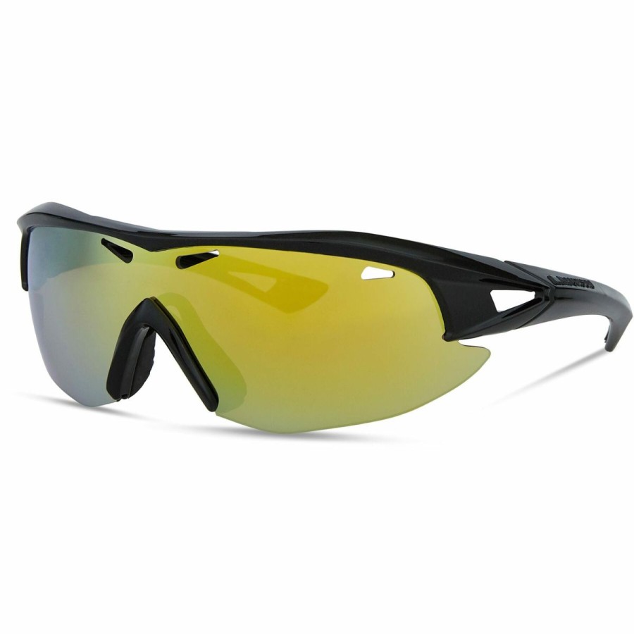 Eyewear * | Madison Recon Sunglasses 3 Lens Pack Gloss Black Hot Sale