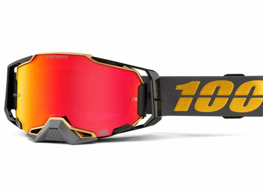 Eyewear * | 100% Armega Goggles Falcon 5/Hiper Red Mirror Lens Attractive