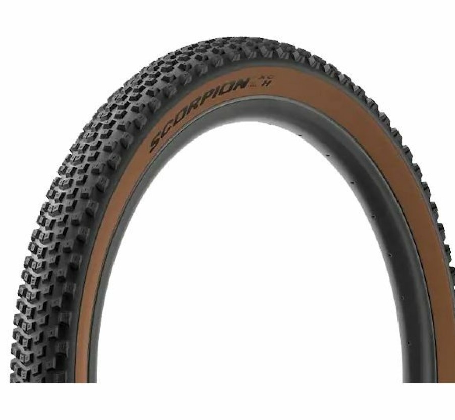 Components * | Pirelli Scorpion Xc H Tan Prowall Smartgrip 29 X 2.20 Mtb Tyre Discount Store