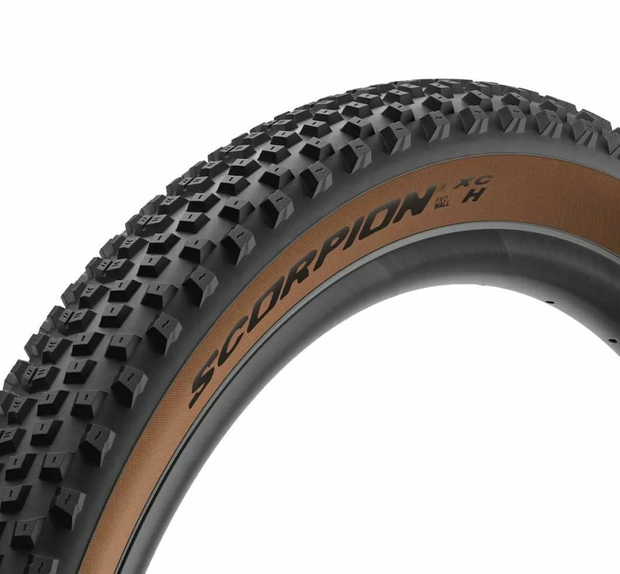 Components * | Pirelli Scorpion Xc H Tan Prowall Smartgrip 29 X 2.20 Mtb Tyre Discount Store