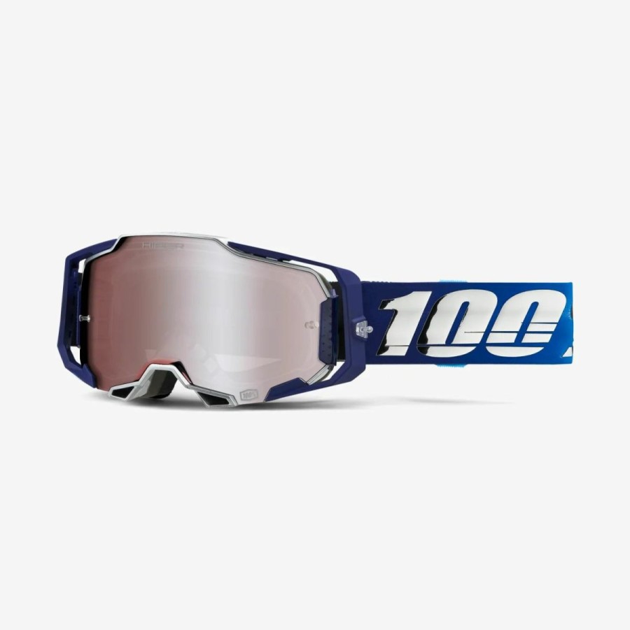 Eyewear * | 100% Armega Goggles Novel/Hiper Silver Flash Mirror 2023 Low Price