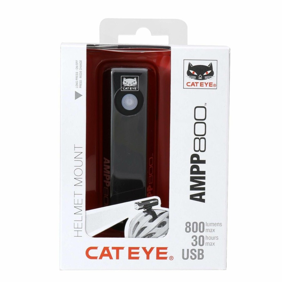 Accessories * | Cateye Ampp 800 Helmet Light Classical