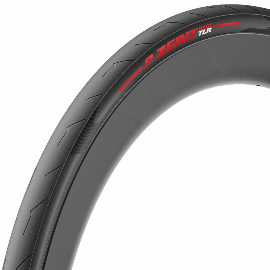 Components * | Pirelli P Zero Race Tlr Red Techwall+ Smartevo 700 X 28C Road Tyre New Threads