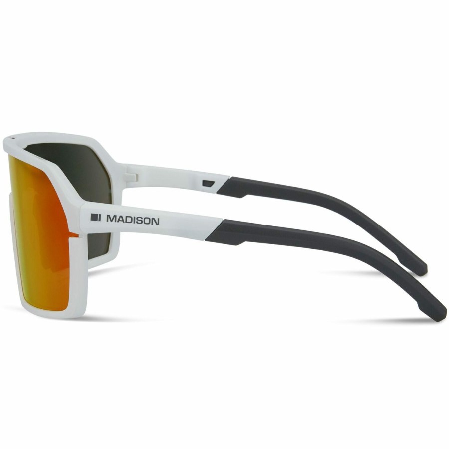 Eyewear * | Madison Crypto Sunglasses 3 Lens Pack Gloss White Clearance