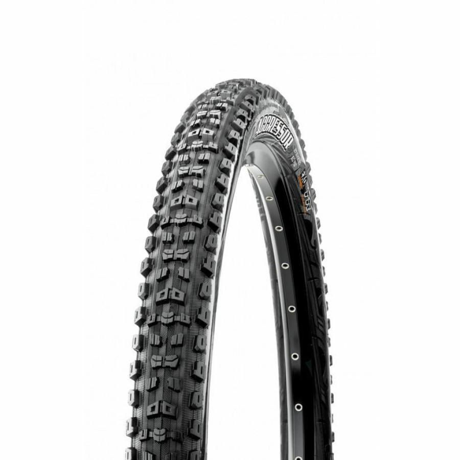 Components * | Maxxis Aggressor Folding Exo Tr 27.5 2.50 Wt Mtb Tyre Promotions