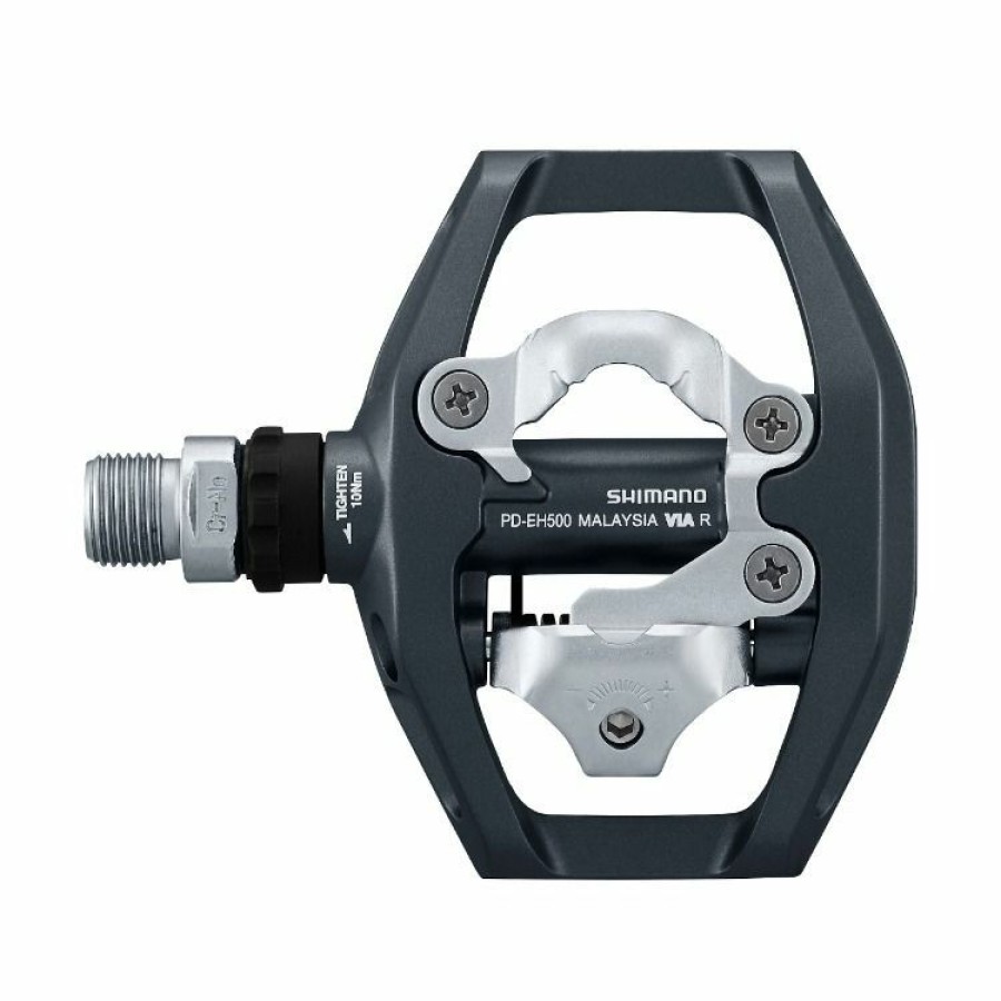 Components * | Shimano Pd-Eh500 Spd/Flat Pedals Typical Style